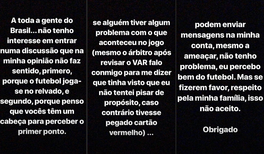 Layún aceita ‘ameaça’ dos brasileiros, mas pede respeito com a sua família