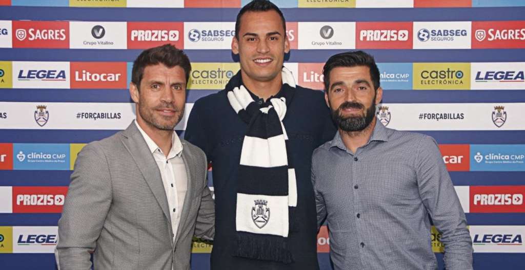 O goleiro Bruno Brígido foi apresentado oficialmente como novo reforço do Feirense-POR