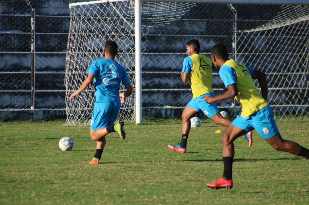 Treze retomou os treinamentos para a partida de volta na última terça (Foto: Ramon Smith / Treze FC)