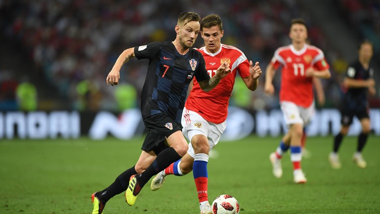 Rússia e Croácia fizeram uma partida bastante disputada na tarde deste sábado pelas quartas de final da Copa do Mundo