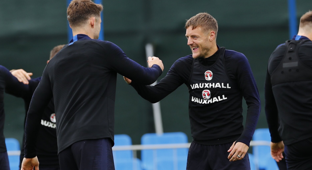 Inglaterra faz treino fechado e conta com retornos de Vardy e Henderson