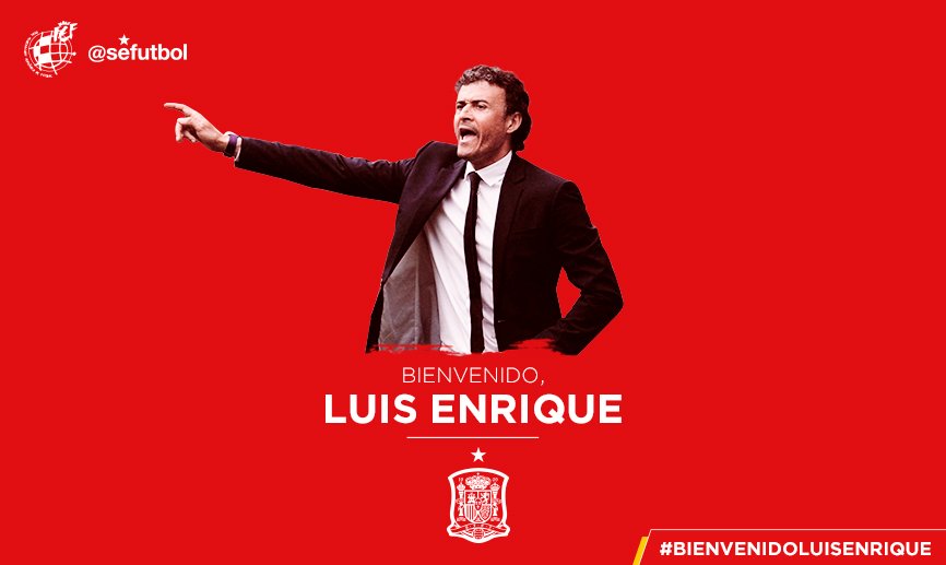 Luis Enrique substitui Hierro e é anunciado como novo técnico da Espanha