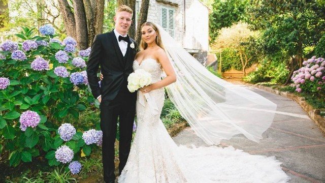 Depois da polêmica, De Bruyne casou-se com Michele Lacroix