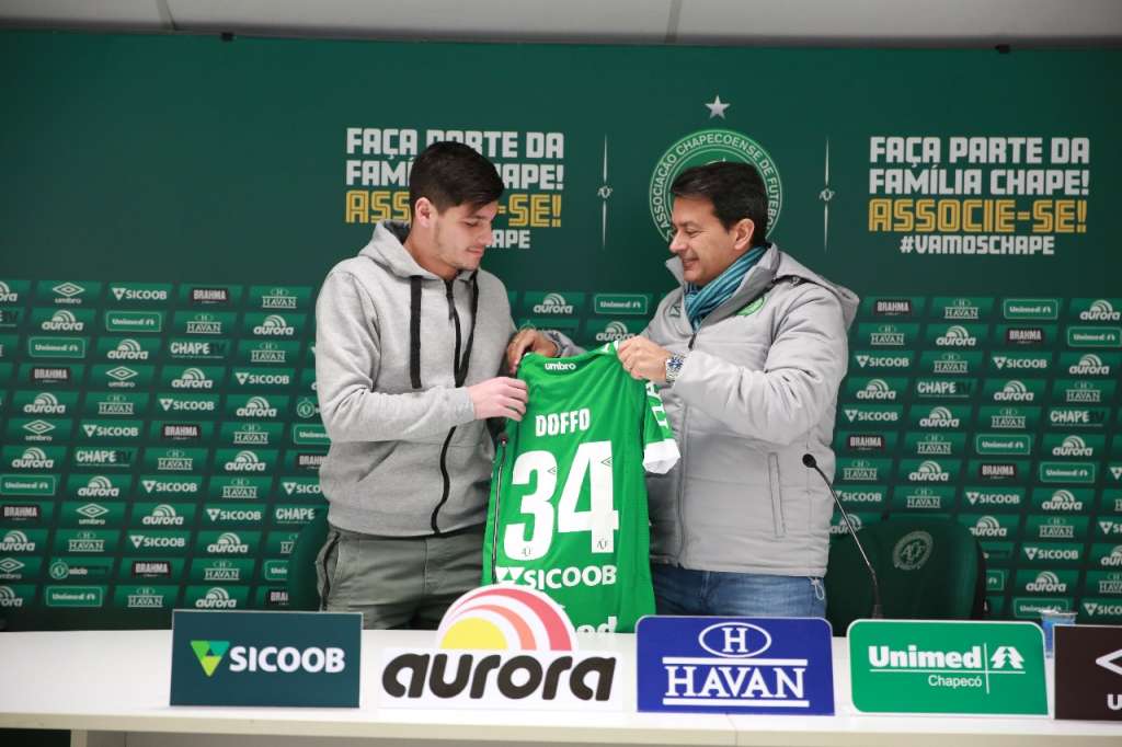 Doffo é o novo reforço da Chapecoense - Sirli Freitas/Chapecoense