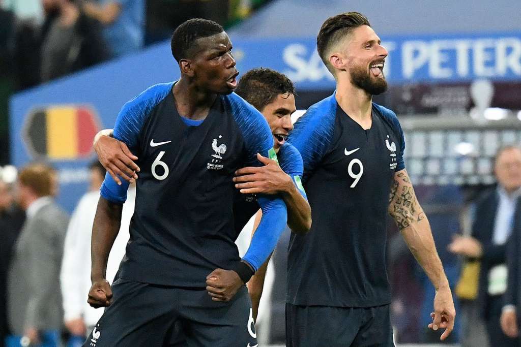 Pogba dedica vitória sobre a Bélgica às crianças resgatadas na Tailândia