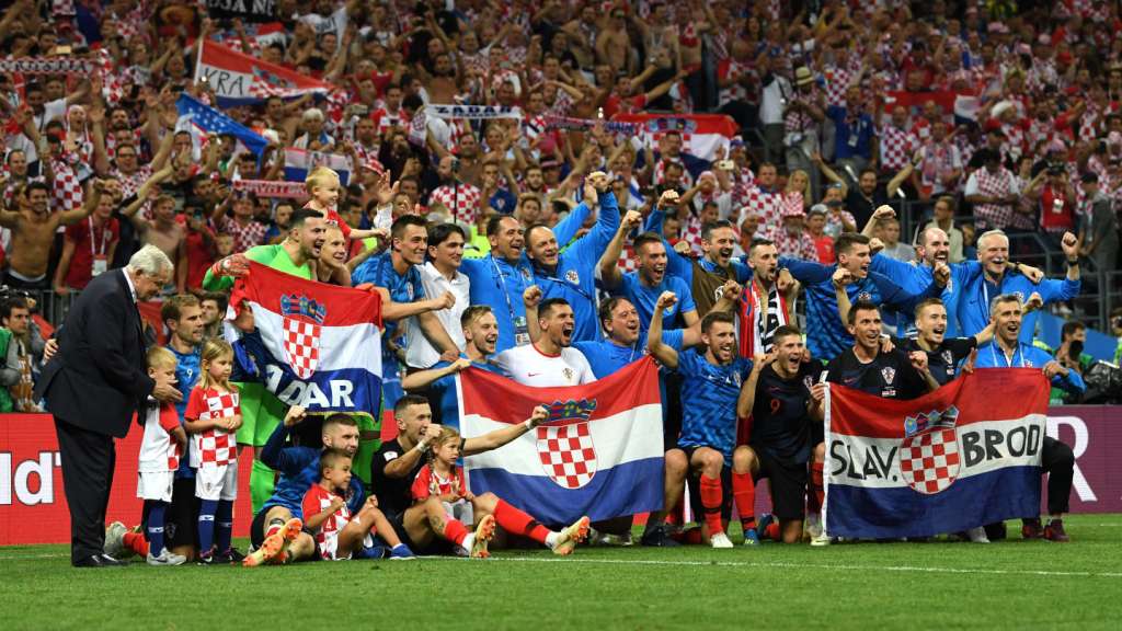 A Croácia chegou a final da Copa do Mundo pela primeira vez na sua história