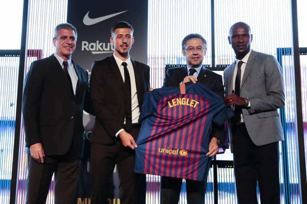 Lenglet é apresentado no Barcelona: 'Estou no melhor lugar para ganhar títulos'