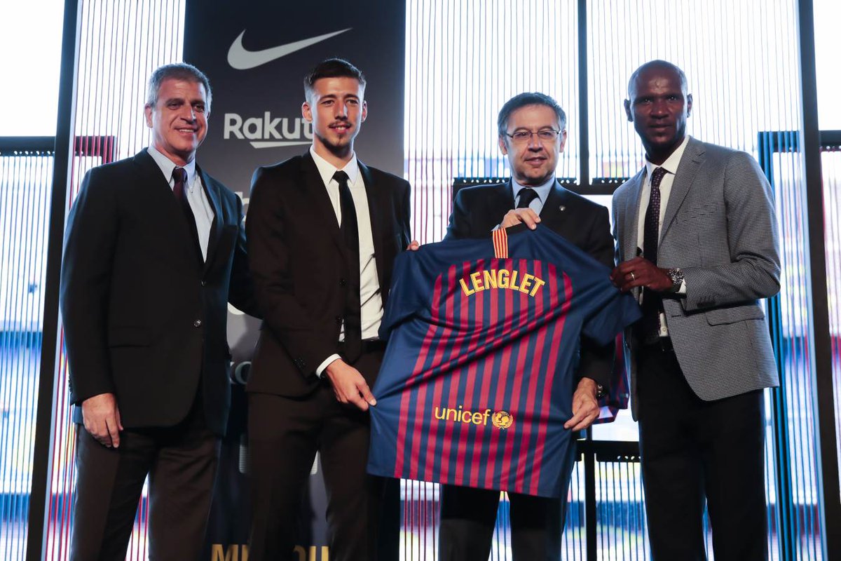 Lenglet é apresentado no Barcelona: ‘Estou no melhor lugar para ganhar títulos’