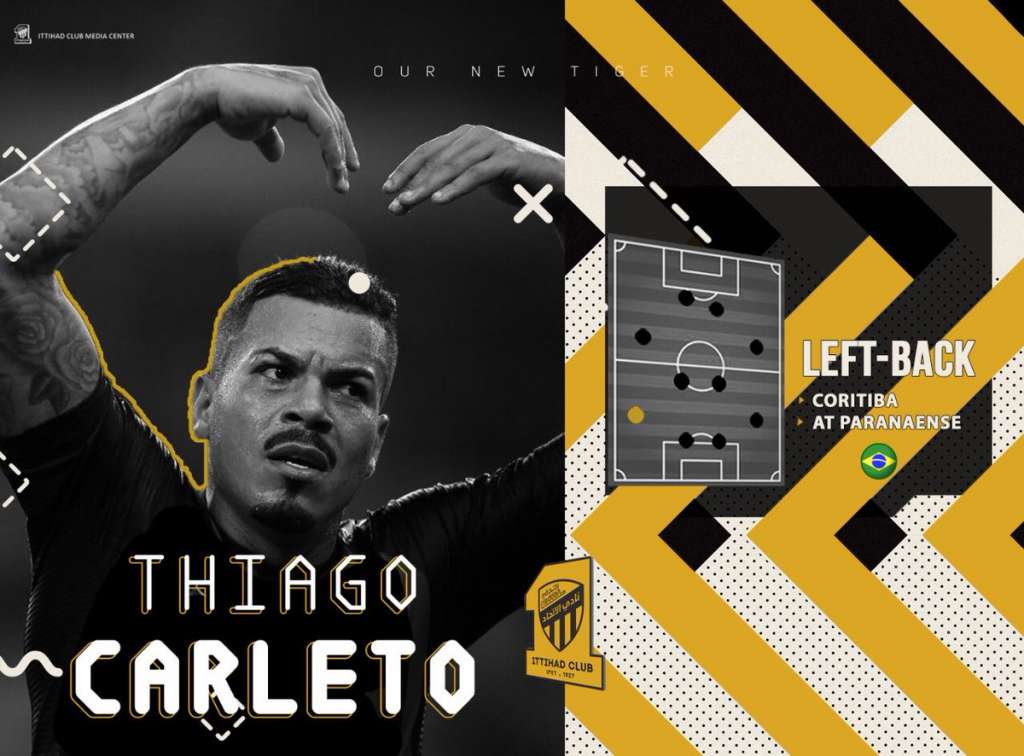 Thiago Carleto deixa Atlético-PR e acerta com time da Arábia Saudita