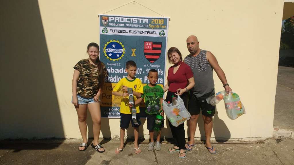 Futebol Sustentável é sucesso entre torcedores do São José e Guarulhos
