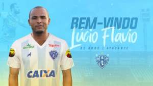 Série B: Paysandu anuncia contratação de atacante Lúcio Flávio, ex-São Bento