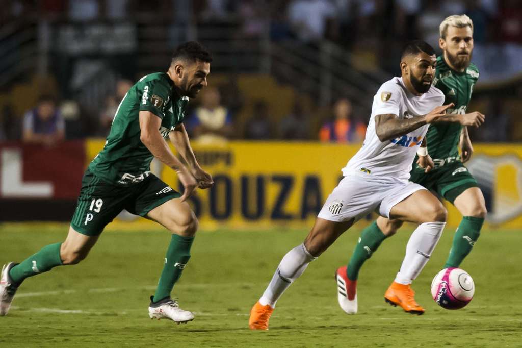 Palmeiras enfrenta o Santos no Pacaembu