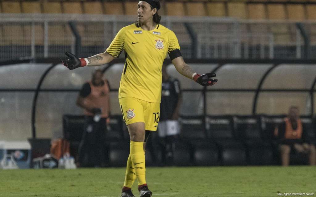 O goleiro Cássio foi o destaque na vitória do Corinthians sobre o Botafogo