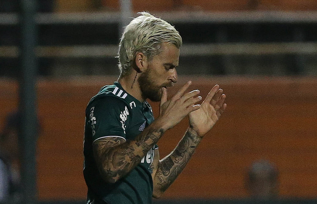 Lucas Lima voltou a marcar com a camisa do Palmeiras - Cesar Greco/Ag Palmeiras/Divulgação