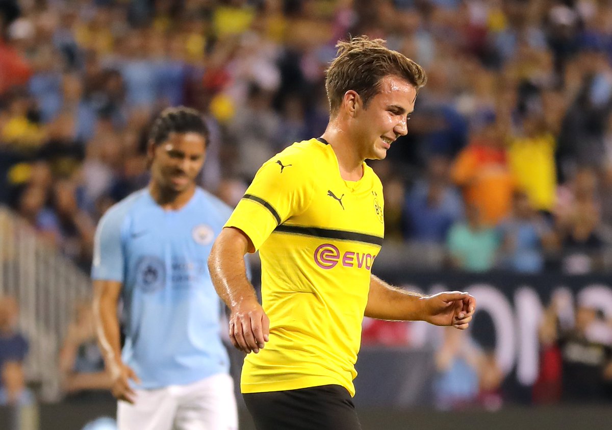 Com gol de Götze, Borussia Dortmund supera Manchester City em torneio amistoso