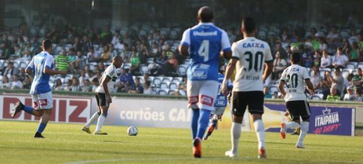 Coritiba abriu 2 a 0, mas São Bento buscou o empate com dois gols de Ricardo Bueno