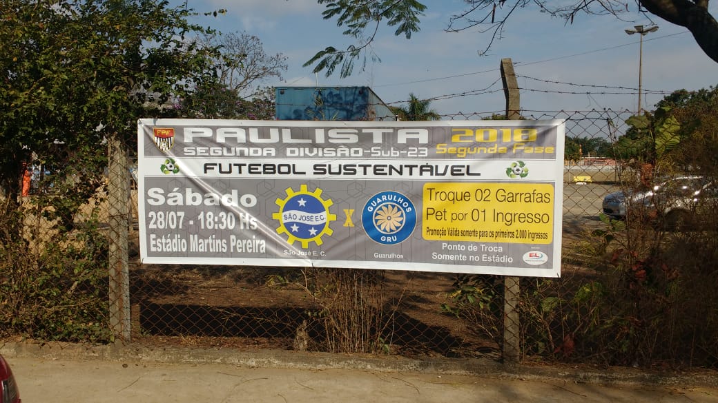 Segundona: Torcida do São José troca metade dos ingressos do Futebol Sustentável
