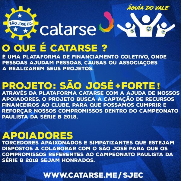 Segundona: Em busca de recursos financeiros, São José apela para ‘vaquinha online’