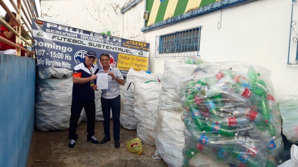 Segundona: Após sucesso do Futebol Sustentável, presidente do Itararé agradece FPF