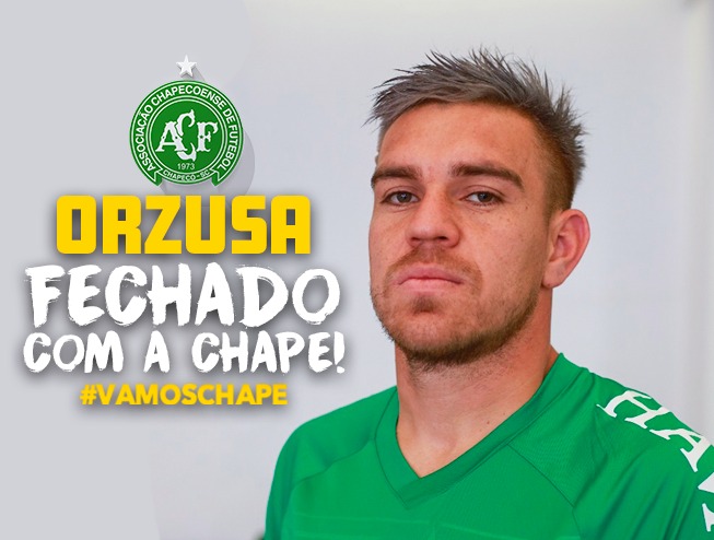 Chapecoense anuncia oficialmente a contratação de volante Orzusa