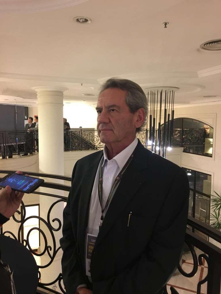 Em evento da FPF, presidente da Ferroviária afirma: 'Queremos o bi da Copa Paulista' (Foto: Lucas Badan)