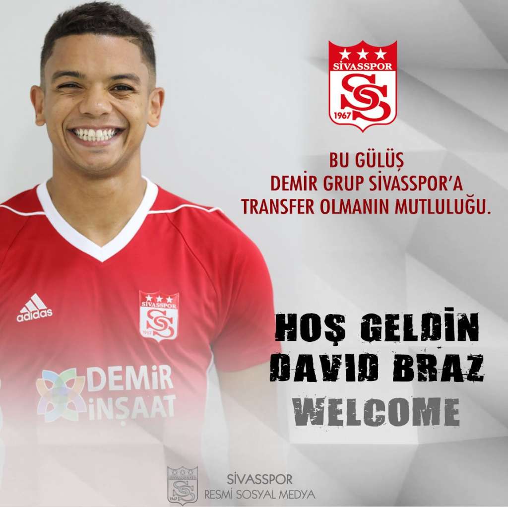 O zagueiro deixa o Santos por empréstimo e é mais um brasileiro no time: Robinho e Douglas também estão no time turco