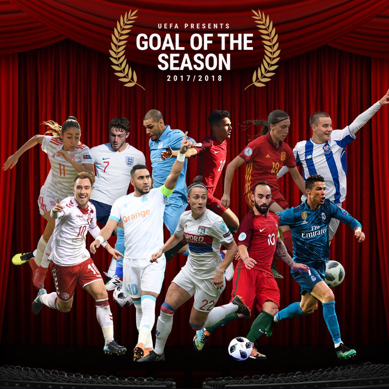 Com bicicleta de Ronaldo, Uefa divulga concorrentes a gol mais bonito da Europa