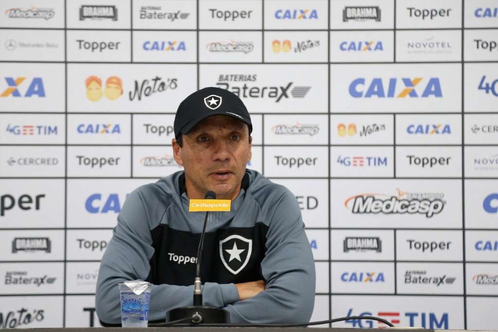 Zé Ricardo comandou o Botafogo apenas no jogo contra o Paraná na última rodada do brasileiro