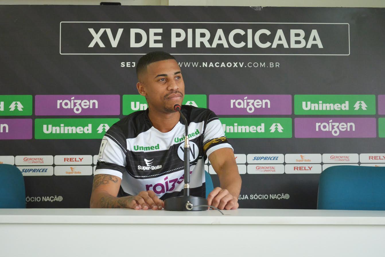 Copa Paulista: XV de Piracicaba apresenta oficialmente atacante ex-Mogi Mirim