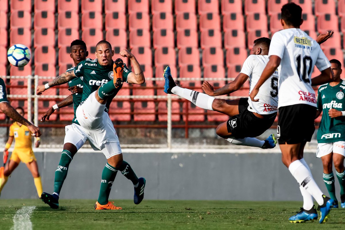 BRASILEIRO SUB 20: Palmeiras e Corinthians empatam e seguem invictos