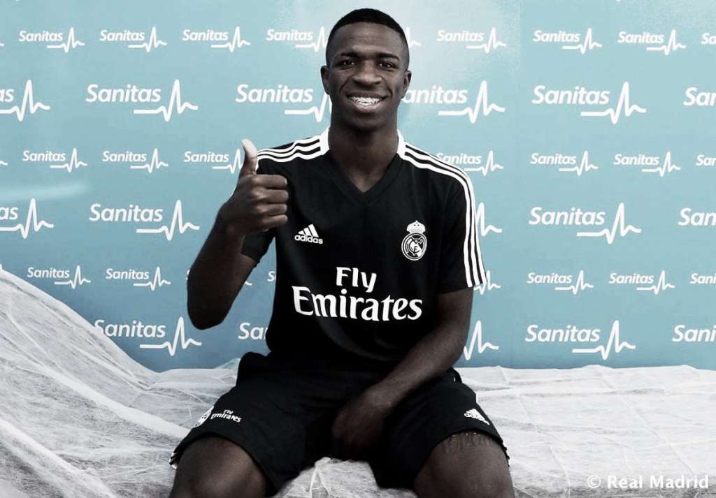 Espanhol: Vinicius Junior é relacionado para estreia do Real Madrid