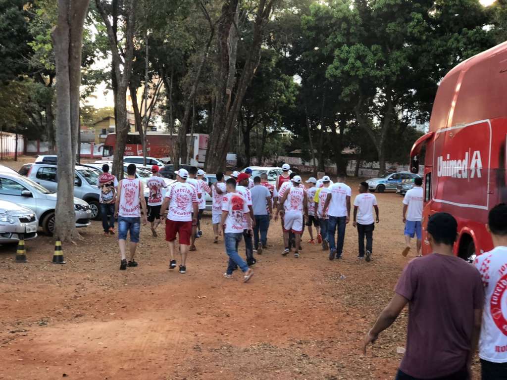 A torcida do Vila Nova já havia protestado durante a Série B do Campeonato Brasileiro