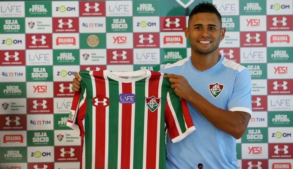O atacante Kayke foi apresentado oficialmente como reforço do Fluminense
