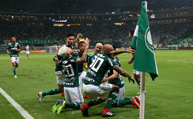 Lucas Lima brilhou na vitória do Palmeiras
