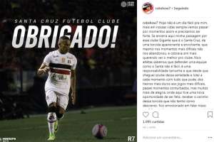 Série C: Artilheiro, Robinho se despede do Santa Cruz e vai reforçar o Ceará