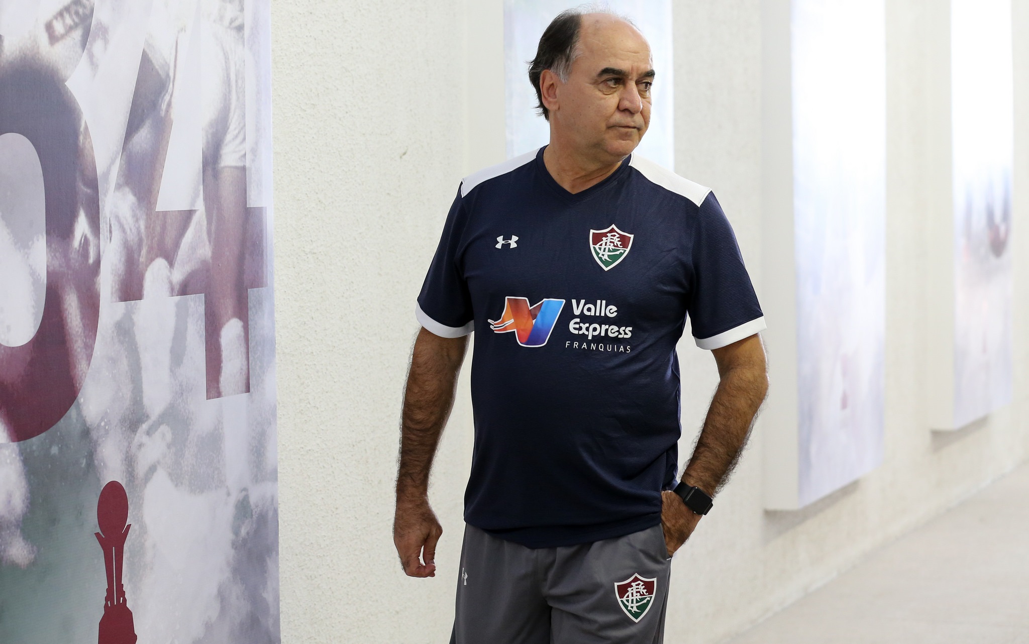 Marcelo Oliveira fecha treinamento do Fluminense para enfrentar o São Paulo