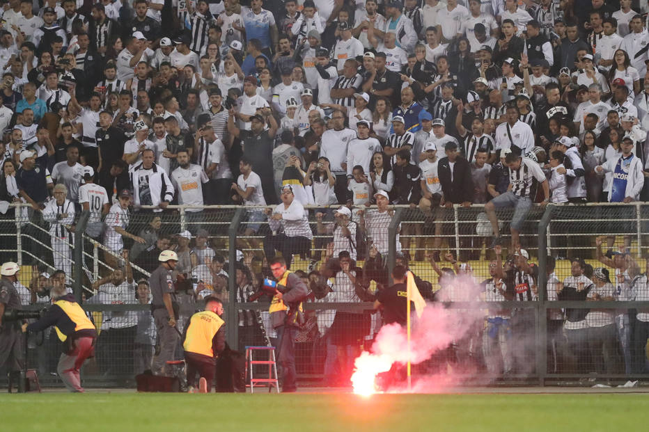 Após confusão, reparos no Pacaembu vão custar R$ 40 mil ao Santos