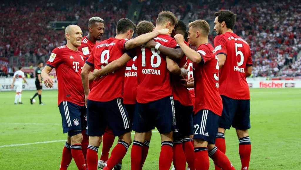 O Bayern de Munique goleou o Stuttgart por 3 a 0 mesmo jogando fora de casa