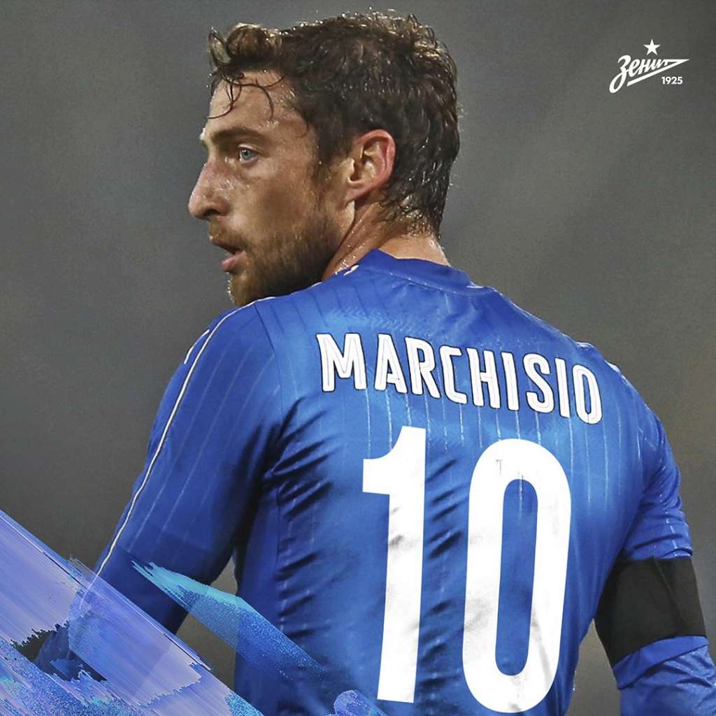 Marchisio chega para ser o novo camisa 10 da equipe russa (Foto: Divulgação/Zenit)