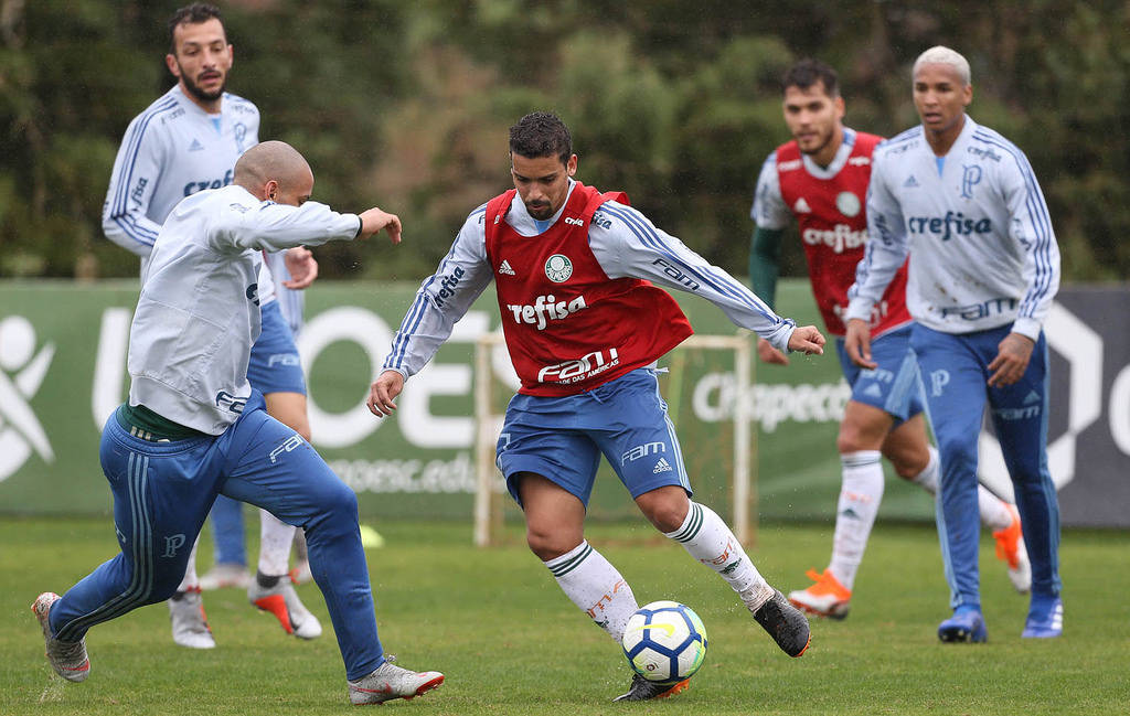 Mau tempo obriga Palmeiras a adiar retorno e treinar em Chapecó