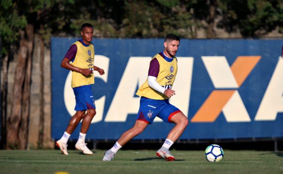 Tricolor encerra preparação para enfrentar o Sport (Foto: Felipe Oliveira/Bahia)