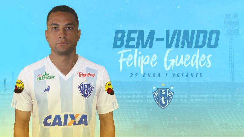 Série B: Paysandu anuncia meia Felipe Guedes e volante Marcos Júnior