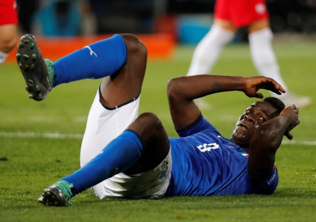 Mancini critica Balotelli após empate da Itália: ‘Seu nível físico é um problema’