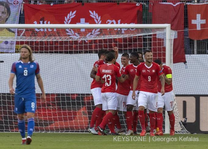 LIGA DAS NAÇÕES: Suíça atropela a Islândia com goleada por 6 a 0