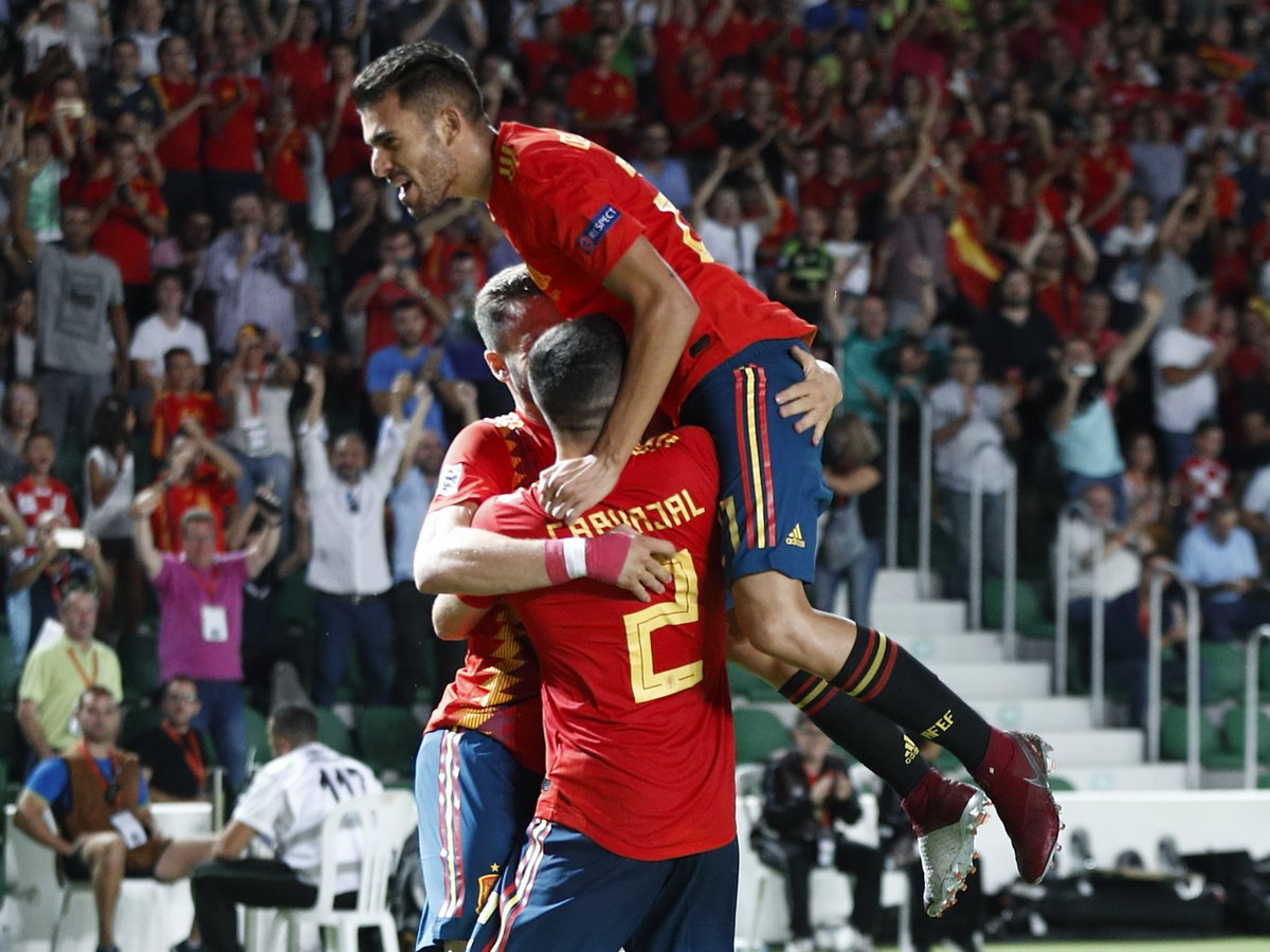 LIGA DAS NAÇÕES: Espanha faz 6 a 0 na vice-campeã mundial Croácia e vence a segunda