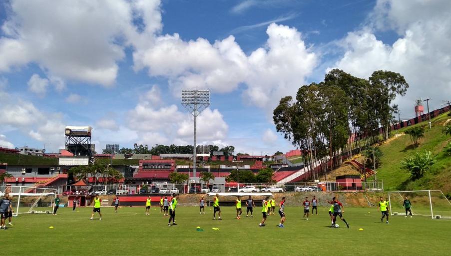 Útimo rachão do Leão antés de encarar o Ceará no domingo (Foto: Divulgação/EC Vitória)