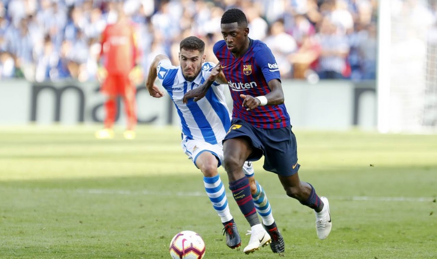 ESPANHOL: Mesmo com Messi apagado, Barcelona vence Real Sociedad e segue 100%