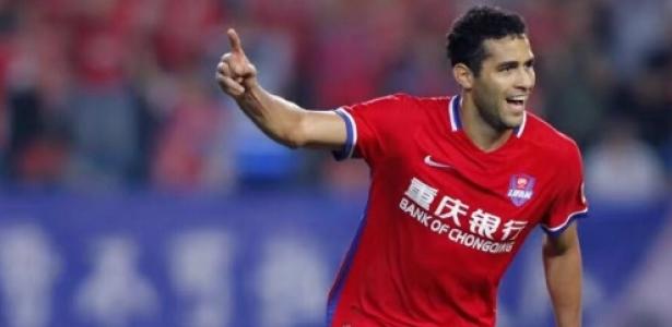 Alan Kardec fez o gol que tirou o Chongqing Dangdai da zona de rebaixamento (Foto: Divulgação)