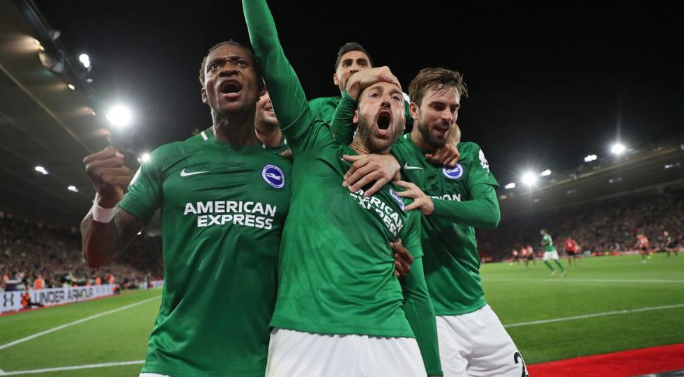 INGLÊS: Brighton marca no fim e empata com o Southampton