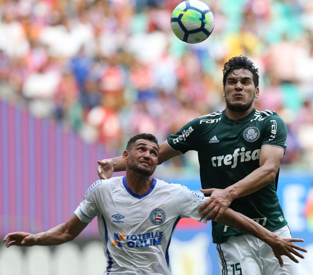 Gómez fez uma partida segura diante do Bahia - Cesar Greco/Ag Palmeiras/Divulgação
